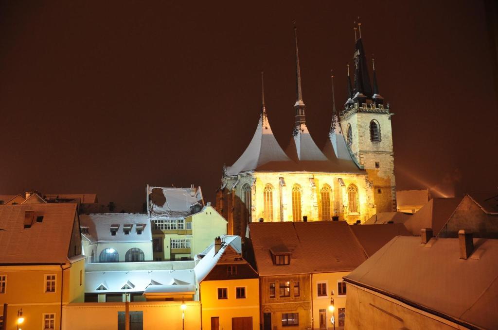 Hotel Na Hradbách Louny Esterno foto
